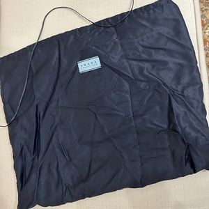 Prada Storage Drawstring Dust Bag Cotton Black 19” x 15”